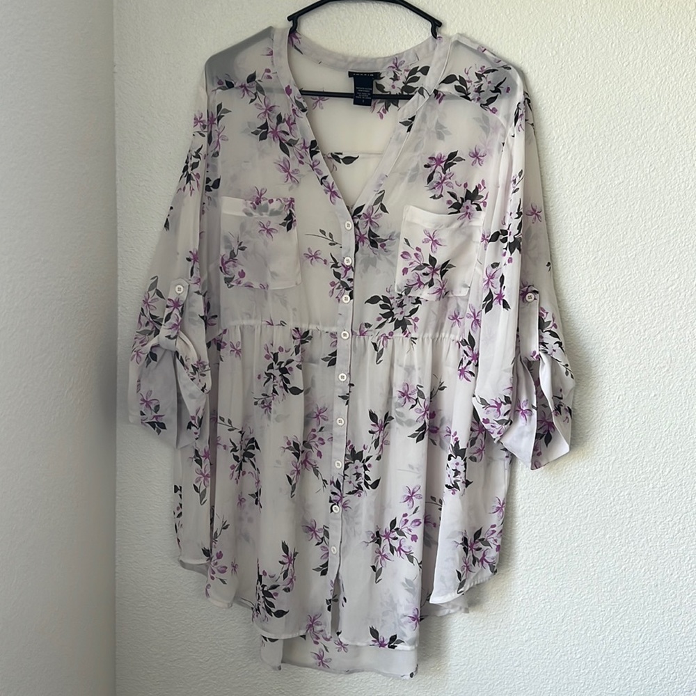 Torrid Floral Blouse
